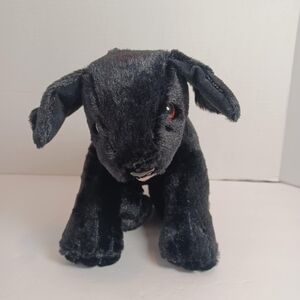 Melissa and Doug Black Lab Dog Pooch Puppy Plush Furry Friend 10" Stuffed Animal